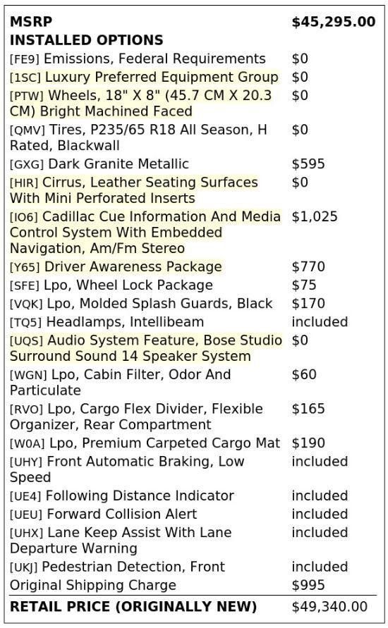Used 2017 Cadillac XT5 Luxury w/ Driver Awareness Package FWD image 4