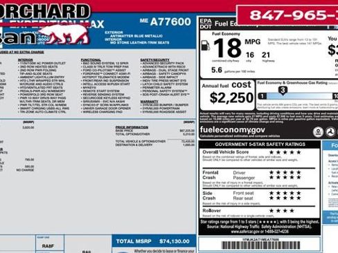 Used 2021 Ford Expedition Max Limited image 8