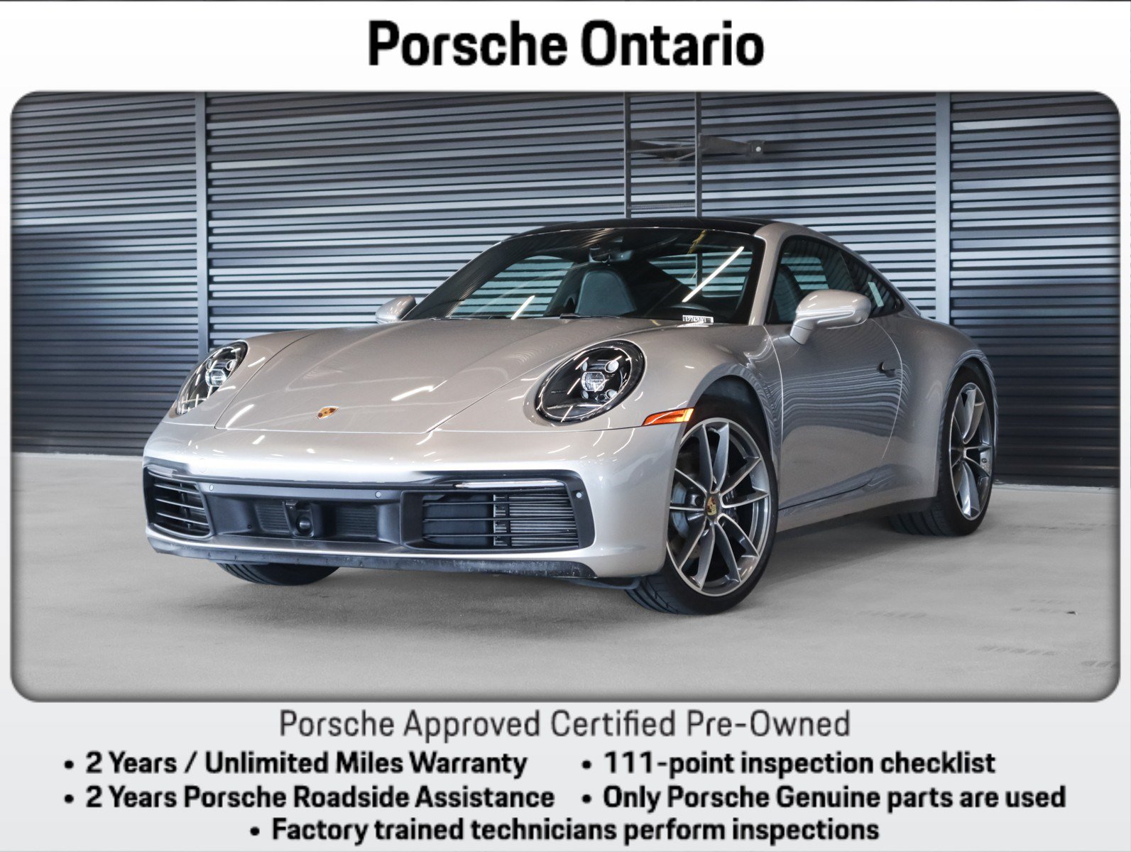 Certified 2023 Porsche 911 Carrera w/ Premium Package RWD image 1
