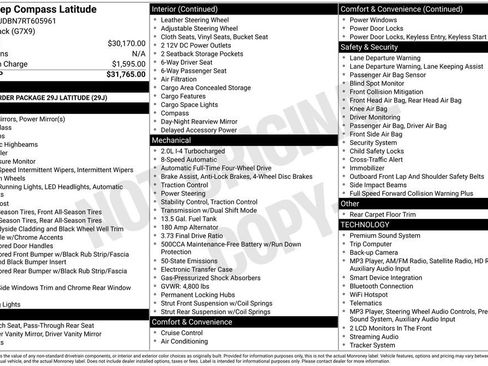 Used 2024 Jeep Compass Latitude AWD/4WD image 3