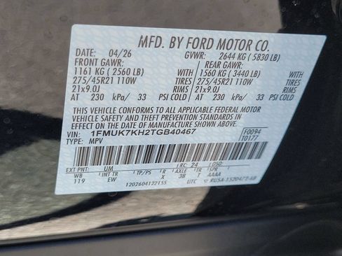 New 2026 Ford Explorer ST-Line w/ ST-Line Street Pack RWD image 32