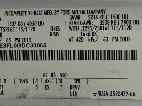 Used 2016 Ford E-350 and Econoline 350 Super Duty w/ Power Windows & Locks Group image 53