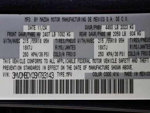New 2025 MAZDA CX-30 2.5 Turbo w/ Premium Package AWD/4WD image 50