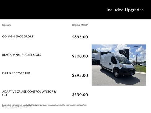Used 2026 RAM ProMaster 2500 w/ Convenience Group FWD image 5