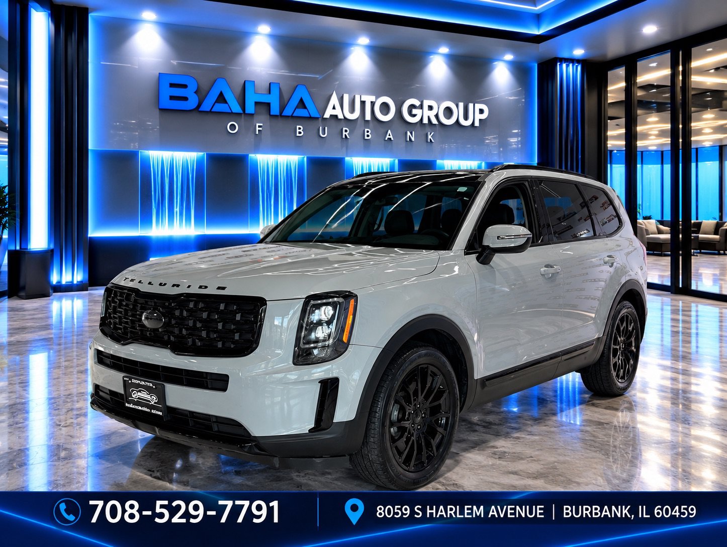 Used 2021 Kia Telluride EX w/ EX Premium Package AWD/4WD image 1