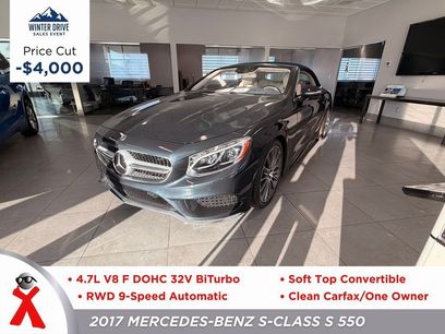 Used 2017 Mercedes-Benz S 550 Cabriolet