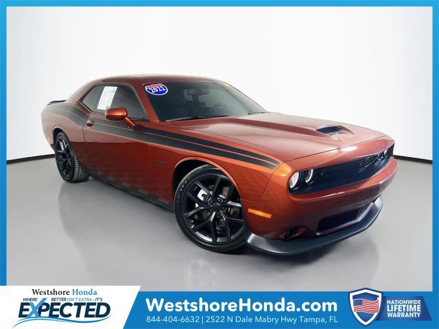 Used 2022 Dodge Challenger R/T w/ Blacktop Package RWD image 1
