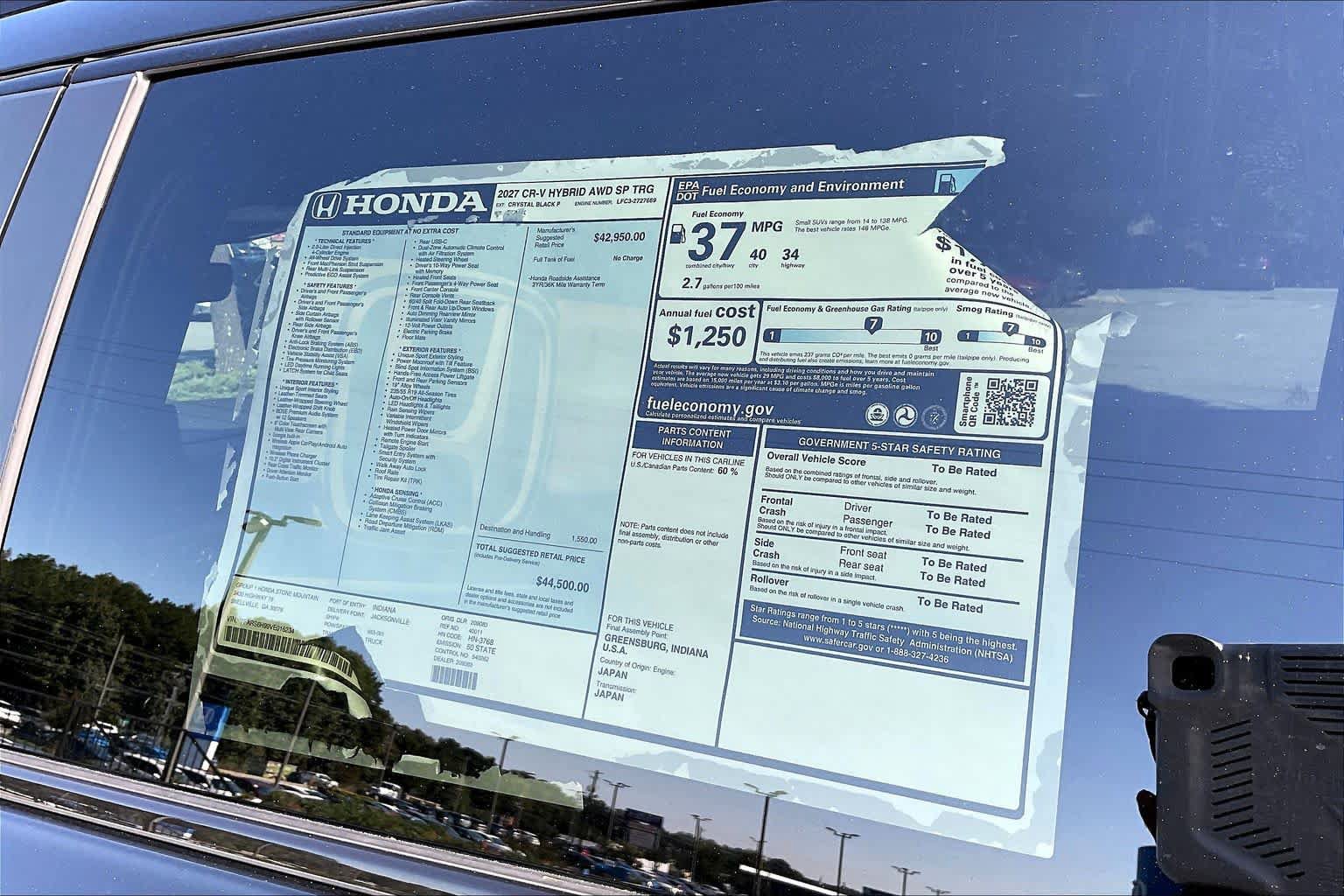 New 2027 Honda CR-V Sport Touring image 20
