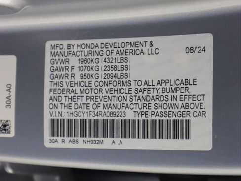 Used 2024 Honda Accord EX image 52