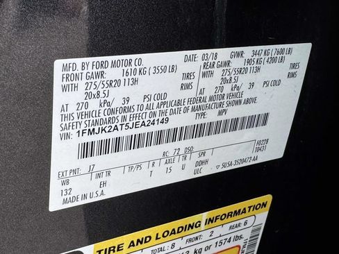 Used 2018 Ford Expedition Max Limited AWD/4WD image 29