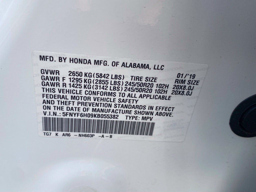 Used 2019 Honda Pilot Elite image 23