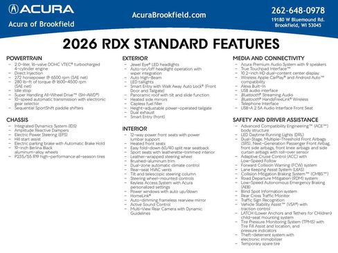 New 2026 Acura RDX SH-AWD w/ Technology Package image 4