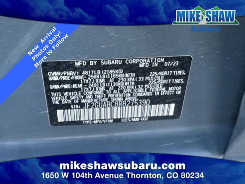 Certified 2024 Subaru Crosstrek 2.0i image 30