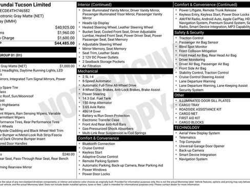 New 2026 Hyundai Tucson Limited AWD/4WD image 25