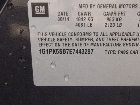 Used 2014 Chevrolet Cruze LT image 7