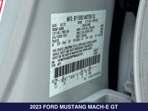 Certified 2023 Ford Mustang Mach-E GT w/ GT Performance Edition AWD/4WD image 31