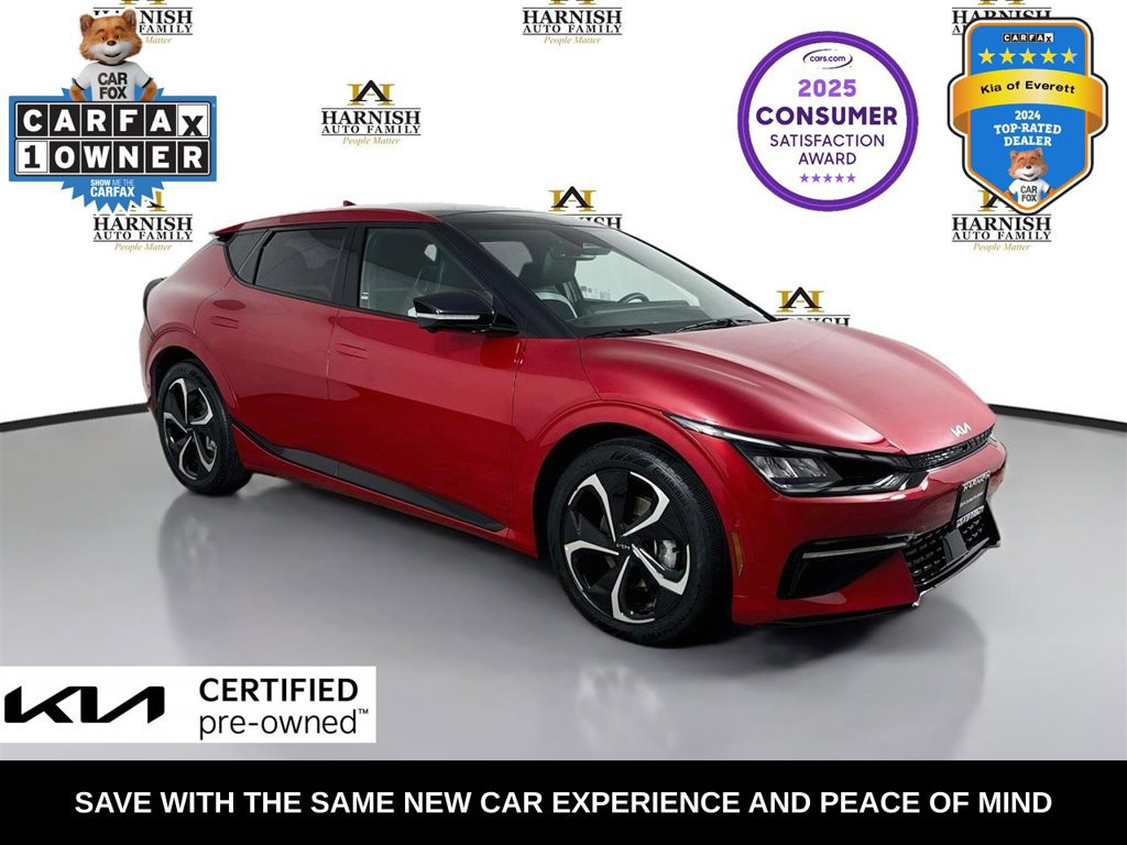Certified 2023 Kia EV6 GT-Line w/ GT-Line Suede Seat Package AWD/4WD image 1