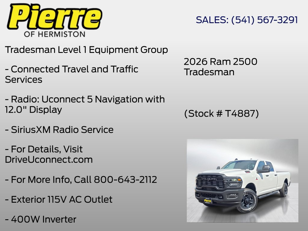 New 2026 RAM 2500 Tradesman AWD/4WD image 24