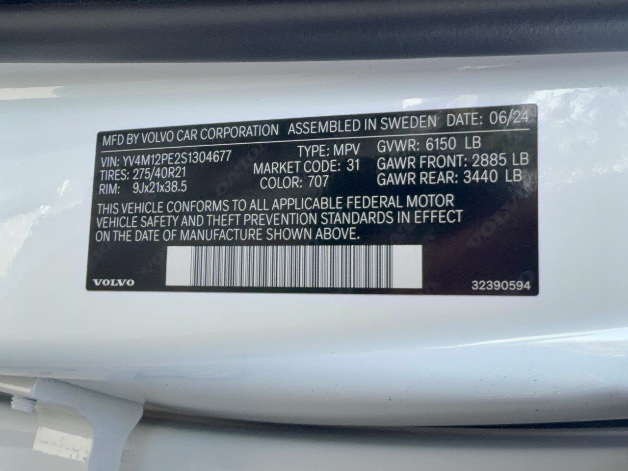 Certified 2025 Volvo XC90 B5 Plus w/ Protection Package Premier AWD/4WD image 31