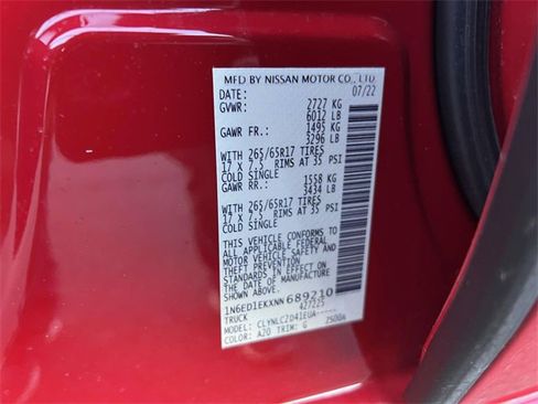 Used 2022 Nissan Frontier SV image 21