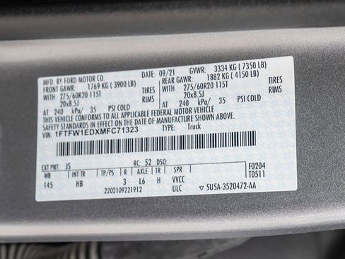 Used 2021 Ford F150 Lariat AWD/4WD image 34