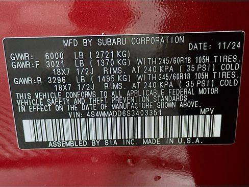 Used 2025 Subaru Ascent Premium image 12