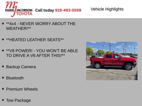 Used 2018 Chevrolet Silverado 1500 LTZ w/ Sport Package image 5
