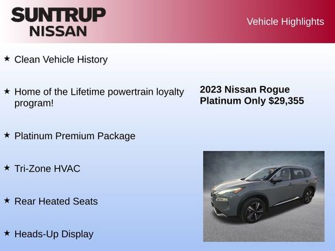Used 2023 Nissan Rogue Platinum w/ Platinum Premium Package image 8