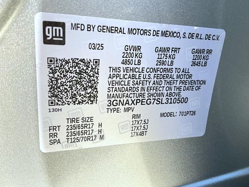 Certified 2025 Chevrolet Equinox LT AWD/4WD image 25