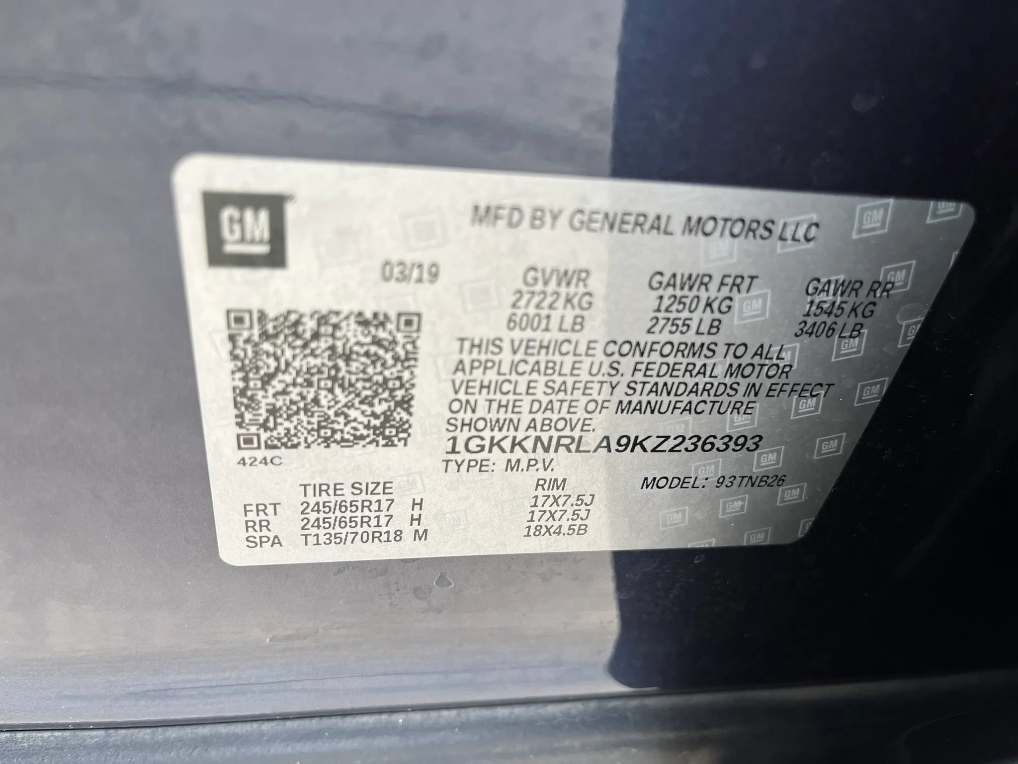 Used 2019 GMC Acadia SLE AWD/4WD image 53