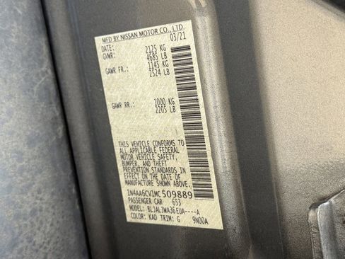 Used 2021 Nissan Maxima 3.5 SV w/ Floor Mat Group image 14