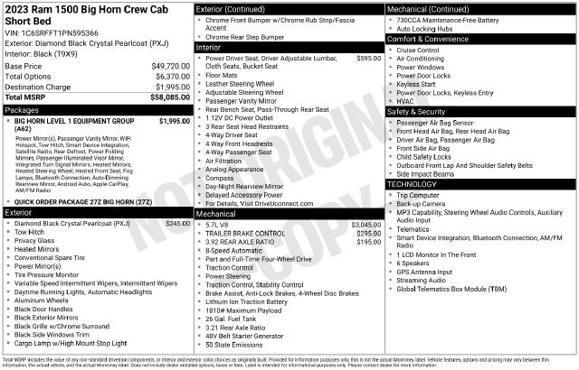 Used 2023 RAM 1500 Big Horn AWD/4WD image 31