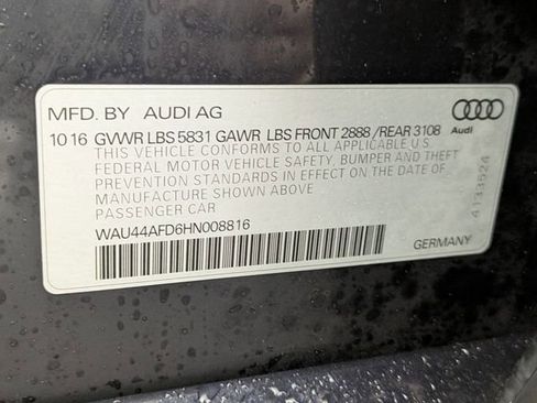 Used 2017 Audi A8 L 3.0T w/ Executive Package image 37