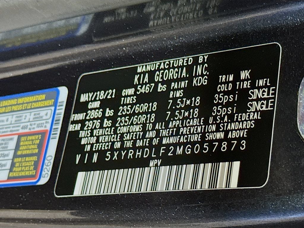Used 2021 Kia Sorento EX w/ Panoramic Sunroof Package AWD/4WD image 33