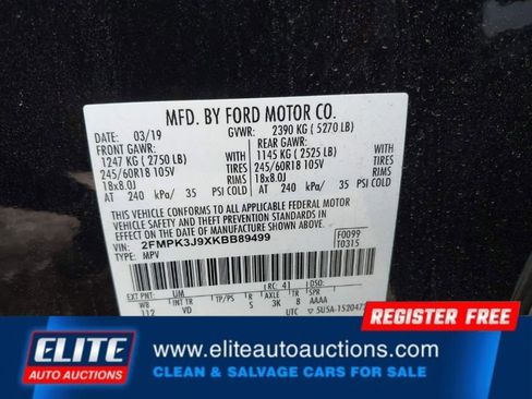 Used 2019 Ford Edge SEL w/ Equipment Group 201A image 18