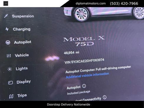 Used 2017 Tesla Model X 75D image 26