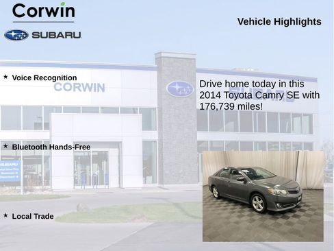 Used 2014 Toyota Camry SE FWD image 6