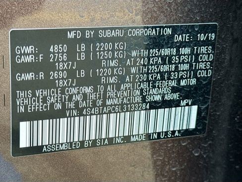 Used 2020 Subaru Outback Touring image 43