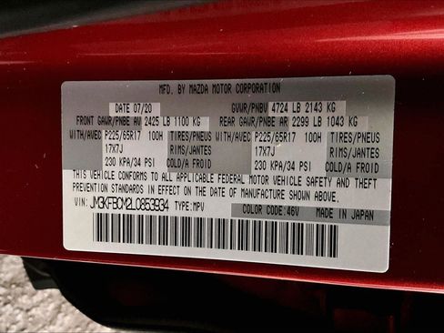 Used 2020 MAZDA CX-5 Touring image 32