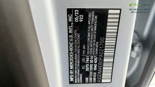 Used 2023 Mercedes-Benz EQS 580 4MATIC SUV image 73