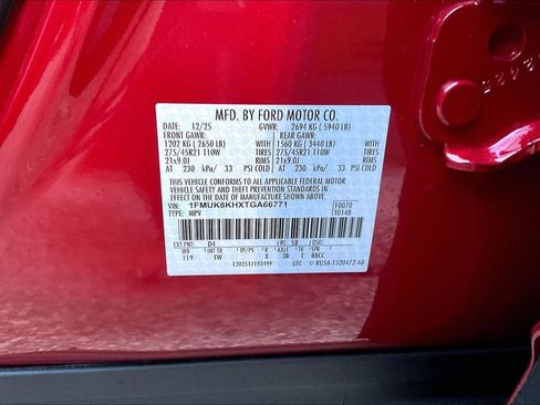 New 2026 Ford Explorer ST-Line w/ ST-Line Street Pack AWD/4WD image 14
