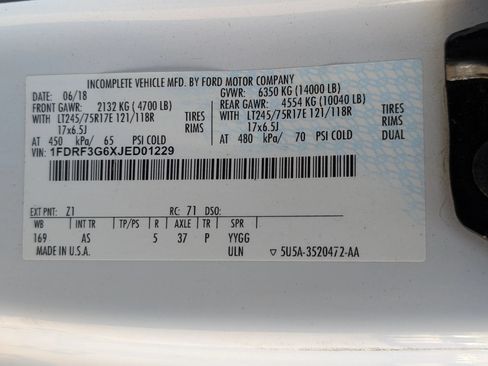 Used 2018 Ford F350 XL w/ XL Value Package RWD image 34