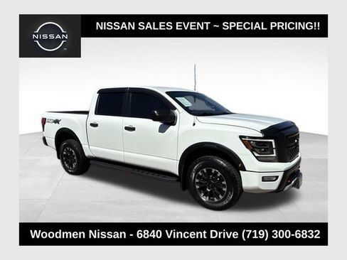 Used 2021 Nissan Titan PRO-4X w/ Off Road Protection Package AWD/4WD image 1