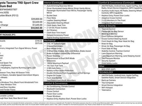 Used 2025 Toyota Tacoma TRD Sport image 11