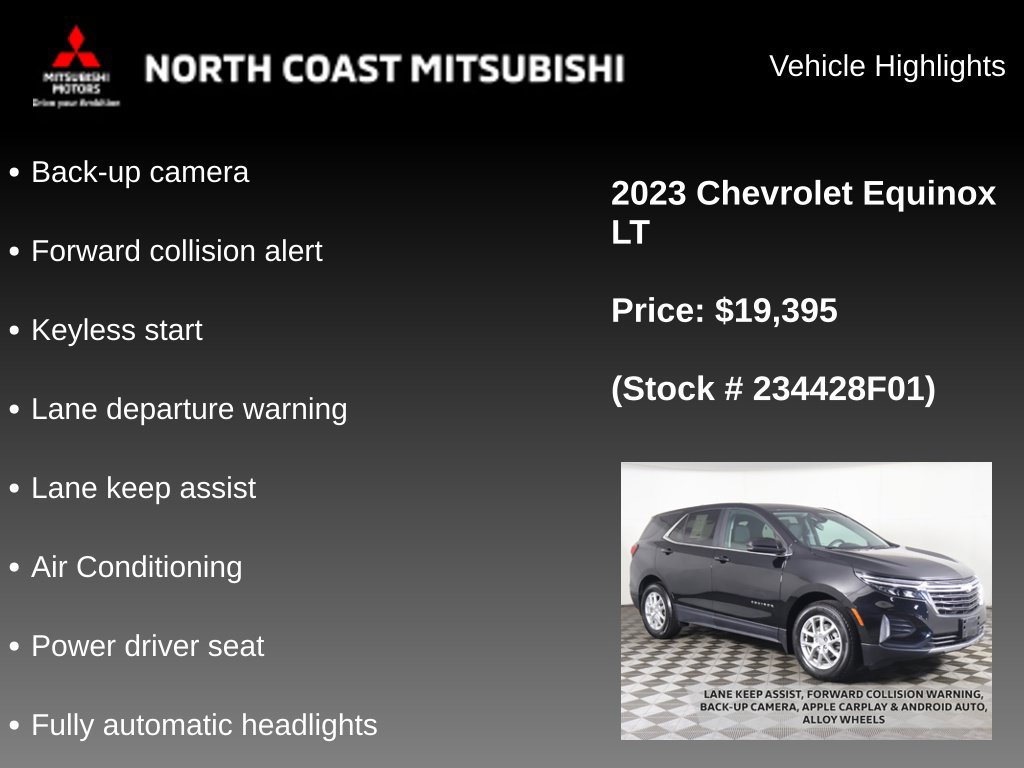 Used 2023 Chevrolet Equinox LT w/ LPO, Floor Liner Package FWD image 2