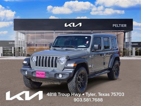 Used 2021 Jeep Wrangler Unlimited Sport w/ Sun And Sound Package AWD/4WD image 3