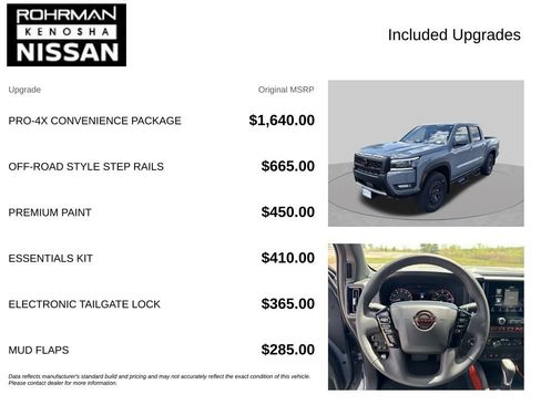 Certified 2026 Nissan Frontier PRO-4X w/ Pro-4x Convenience Package AWD/4WD image 4