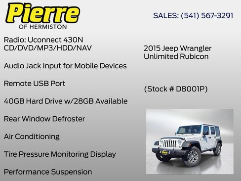Used 2015 Jeep Wrangler Unlimited Rubicon w/ Max Tow Package AWD/4WD image 12