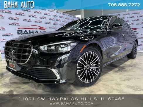 Used 2022 Mercedes-Benz S 580 4MATIC Sedan w/ Rear Seat Package image 1