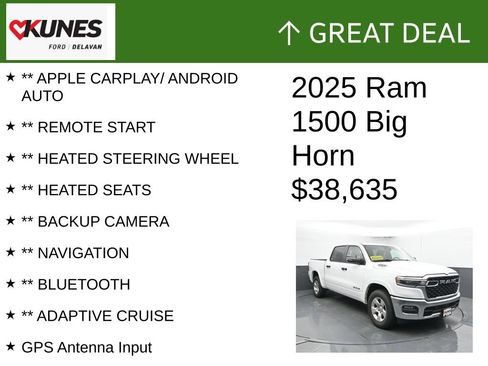 Used 2025 RAM 1500 Big Horn AWD/4WD image 2